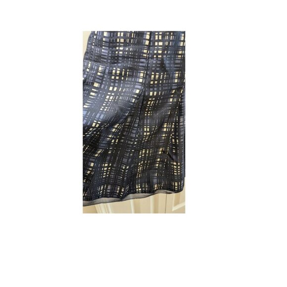 TORY BURCH Normandy Blue Pleated Silk Skirt Size 12 - Picture 10 of 10